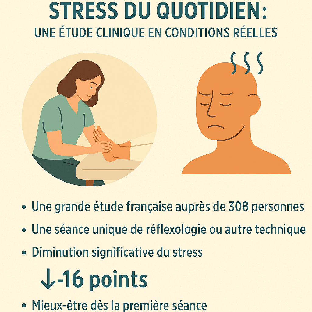 Évaluer les effets de la réflexologie – Réflexion à propos d’une étude clinique sur le stress du quotidien